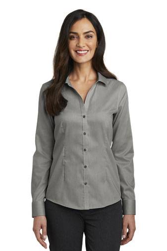 Red House ®   Ladies Pinpoint Oxford Non-Iron Shirt. RH250
