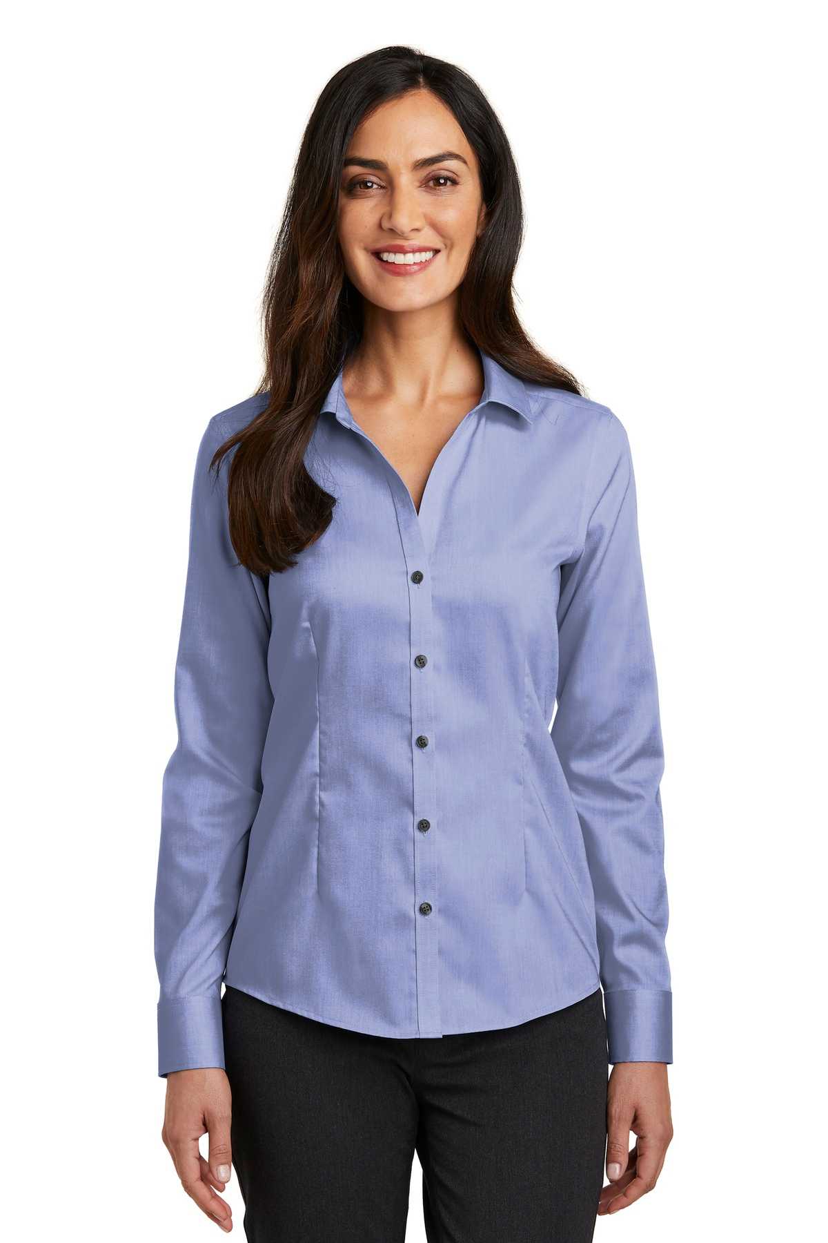Red House &#174;   Ladies Pinpoint Oxford Non-Iron Shirt. RH250