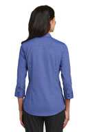 Red House ®   Ladies 3/4-Sleeve Nailhead Non-Iron Shirt. RH690