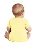 Rabbit Skins ™  Infant Short Sleeve Baby Rib Bodysuit. RS4400