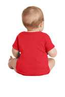 Rabbit Skins ™  Infant Short Sleeve Baby Rib Bodysuit. RS4400