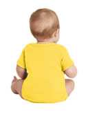 Rabbit Skins ™  Infant Short Sleeve Baby Rib Bodysuit. RS4400
