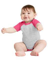 Rabbit Skins ™  Infant Baseball Fine Jersey Bodysuit. RS4430