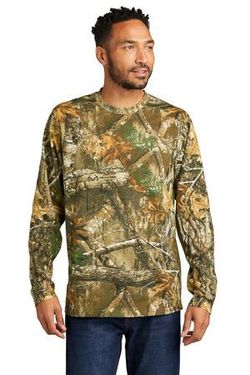 Russell Outdoors ™ Realtree ® Long Sleeve Pocket Tee RU100LSP Russell Outdoors ™ Realtree ® Long Sleeve Pocket Tee RU100LSP