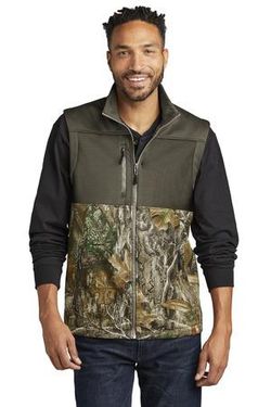 Russell Outdoors ™ Realtree ® Atlas Colorblock Soft Shell Vest RU604 Russell Outdoors ™ Realtree ® Atlas Colorblock Soft Shell Vest RU604