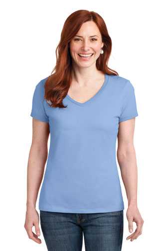 Hanes &#174;  Ladies Nano-T &#174;  Cotton V-Neck T-Shirt. S04V