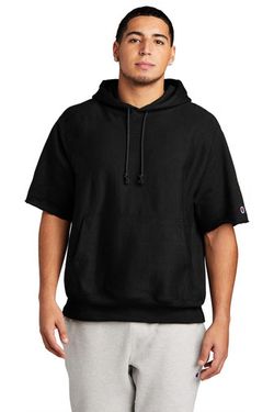 Champion ® Reverse Weave ® Short Sleeve Hooded Sweatshirt S101SS Champion ® Reverse Weave ® Short Sleeve Hooded Sweatshirt S101SS