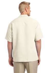 DISCONTINUED  Port Authority Patterned Easy Care Camp Shirt. S536
