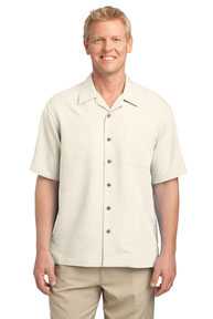 DISCONTINUED  Port Authority Patterned Easy Care Camp Shirt. S536