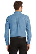 Port Authority Long Sleeve Denim Shirt. S600