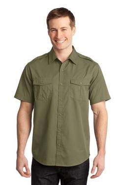 DISCONTINUED Port Authority Stain-Release Short Sleeve Twill Shirt. S648 DISCONTINUED Port Authority Stain-Release Short Sleeve Twill Shirt. S648