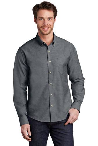 Port Authority Untucked Fit SuperPro™  Oxford  S651