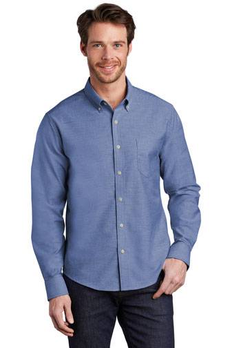Port Authority Untucked Fit SuperPro™  Oxford  S651