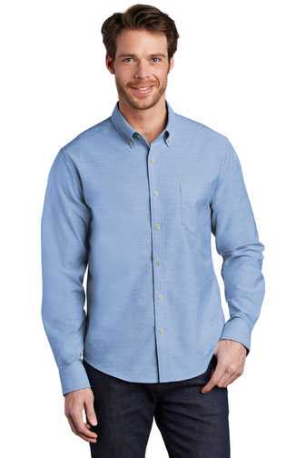 Port Authority Untucked Fit SuperPro™  Oxford  S651
