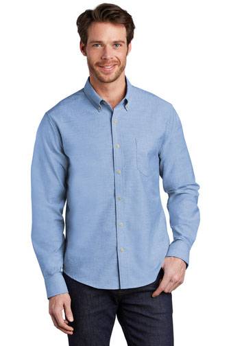 Port Authority Untucked Fit SuperPro™  Oxford  S651