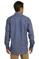 DISCONTINUED  Port Authority Patch Pockets Denim Shirt. S652