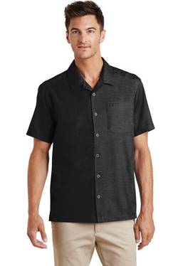 Port Authority Textured Camp Shirt. S662 Port Authority Textured Camp Shirt. S662