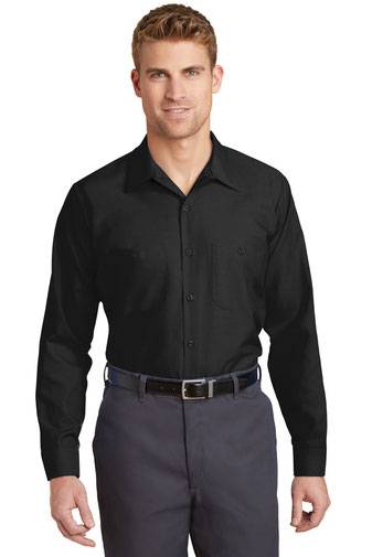 Red Kap ®  Long Size, Long Sleeve Industrial Work Shirt. SP14LONG