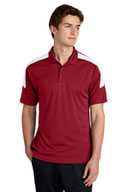 Deep Red/ White