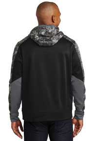 Sport-Tek ®  Sport-Wick ®  Mineral Freeze Fleece Colorblock Hooded Pullover. ST231