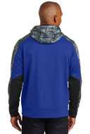 Sport-Tek ®  Sport-Wick ®  Mineral Freeze Fleece Colorblock Hooded Pullover. ST231