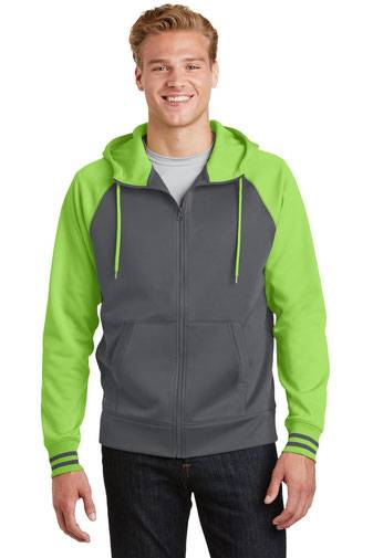 Sport-Tek ®  Sport-Wick ®  Varsity Fleece Full-Zip Hooded Jacket. ST236