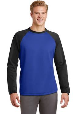 DISCONTINUED Sport-Tek ® Sport-Wick ® Raglan Colorblock Fleece Crewneck. ST242 DISCONTINUED Sport-Tek ® Sport-Wick ® Raglan Colorblock Fleece Crewneck. ST242