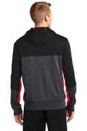 Sport-Tek ®  Tech Fleece Colorblock Full-Zip Hooded Jacket. ST245