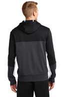 Sport-Tek ®  Tech Fleece Colorblock Full-Zip Hooded Jacket. ST245