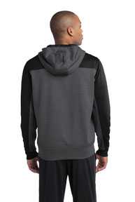 Sport-Tek ®   Tech Fleece Colorblock 1/4-Zip Hooded Sweatshirt. ST249