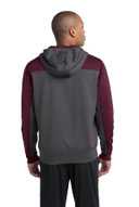 Sport-Tek ®   Tech Fleece Colorblock 1/4-Zip Hooded Sweatshirt. ST249