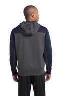 Sport-Tek ®   Tech Fleece Colorblock 1/4-Zip Hooded Sweatshirt. ST249