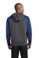 Sport-Tek ®   Tech Fleece Colorblock 1/4-Zip Hooded Sweatshirt. ST249