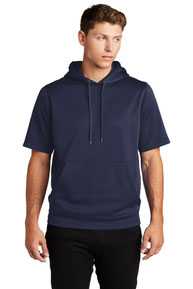 Sport-Tek® Hoodie - Sport-Wick® Fleece Short Sleeve Hooded Pullover. ST251
