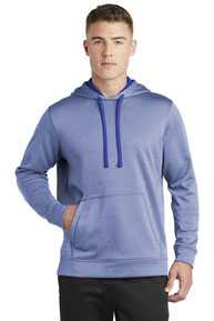 Sport-Tek  ®  PosiCharge  ®  Sport-Wick  ®  Heather Fleece Hooded Pullover. ST264
