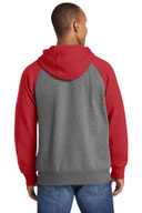 Sport-Tek ®  Raglan Colorblock Full-Zip Hooded Fleece Jacket.  ST269