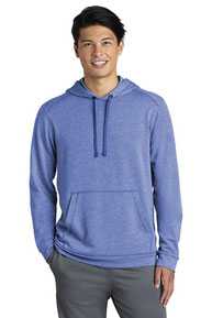 Sport-Tek  ®  PosiCharge  ®  Tri-Blend Wicking Fleece Hooded Pullover. ST296