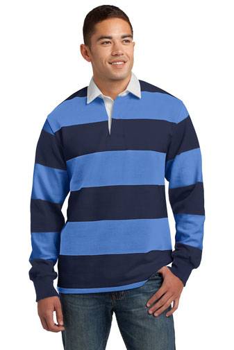 Sport-Tek ®  Classic Long Sleeve Rugby Polo. ST301