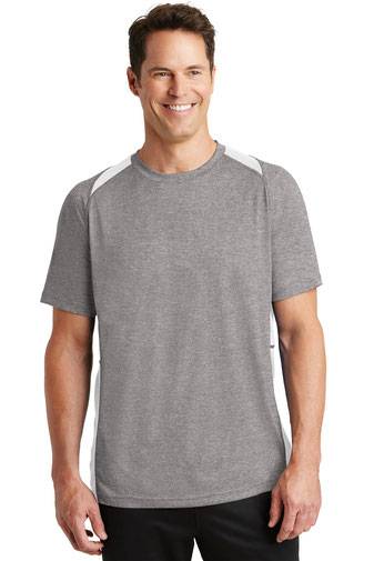 Sport-Tek ®  Heather Colorblock Contender ™  Tee. ST361