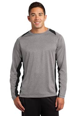 Sport-Tek ® Long Sleeve Heather Colorblock Contender ™ Tee. ST361LS Sport-Tek ® Long Sleeve Heather Colorblock Contender ™ Tee. ST361LS