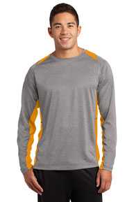 Sport-Tek ®  Long Sleeve Heather Colorblock Contender ™  Tee. ST361LS
