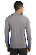 Sport-Tek ®  Long Sleeve Heather Colorblock Contender ™  Tee. ST361LS