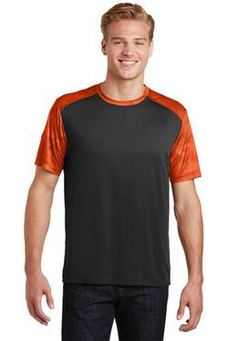 Sport-Tek ® CamoHex Colorblock Tee. ST371 Sport-Tek ® CamoHex Colorblock Tee. ST371