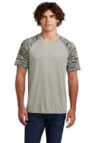 Sport-Tek ®  Drift Camo Colorblock Tee ST376