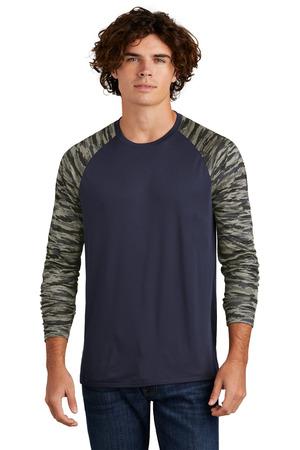 Sport-Tek &#174;  Drift Camo Colorblock Long Sleeve Tee ST376LS