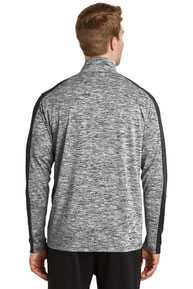 Sport-Tek ®  PosiCharge ®  Electric Heather Colorblock 1/4-Zip Pullover. ST397