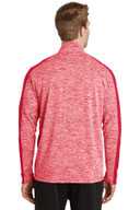 Sport-Tek ®  PosiCharge ®  Electric Heather Colorblock 1/4-Zip Pullover. ST397