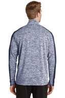 Sport-Tek ®  PosiCharge ®  Electric Heather Colorblock 1/4-Zip Pullover. ST397