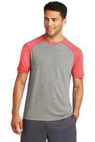 Sport-Tek  ®  PosiCharge  ®  Tri-Blend Wicking Raglan Tee. ST400