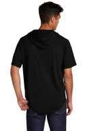 Sport-Tek  ®  PosiCharge  ®  Tri-Blend Wicking Short Sleeve Hoodie. ST404